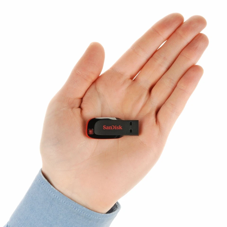 SanDisk Cruzer Blade Flash Drive 8GB 16GB 32GB 64GB USB 2.0 Thumb Memory Stick - Image 4 of 4