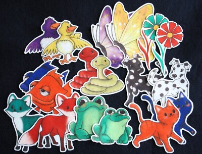 Hello Red Fox Storytelling Educational Activities Flannel Felt Board Story 18-pc