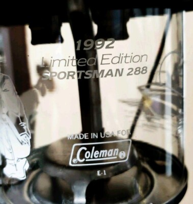 Coleman Lantern 1992 Limited Edition SPORTSMAN 288 with case Coleman Lantern 1992 Limited Edition SPORTSMAN 288 with case