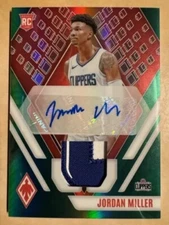 2023-24 Panini Phoenix Jordan Miller Rookie Jersey Autograph #RJA-JML Green /5