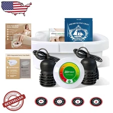 Upgraded Ionic Detox Foot Bath - Home Spa, Easy Operation, 15 Liners Included