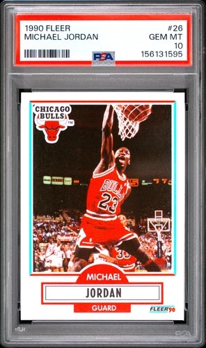 1990 FLEER #26 MICHAEL JORDAN PSA 10
