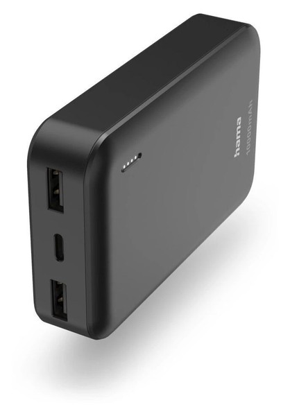 Hama 201708 Power Pack Pocket 10 10000 Mah Powerbank Usb Typ-C Anthrazit-image