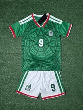 Youth Sizes/ Raul 9 Mexico Home Jersey Set