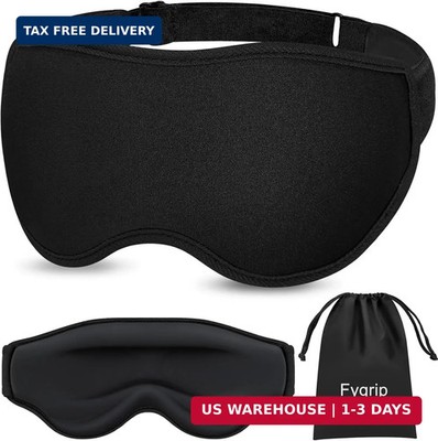 Fygrip 3D Eye Mask Sleep Mask for Men & Women, 100% Pressure-Free & Light Block-