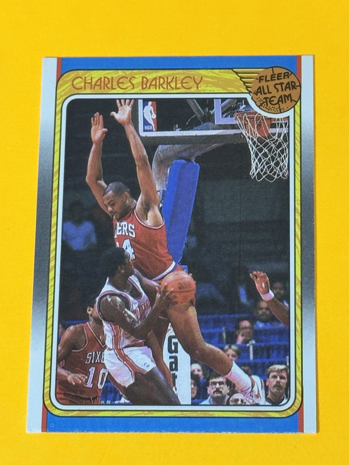 1988 Fleer All Stars Charles Barkley Sixers No. 129 