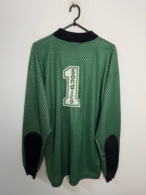 VINTAGE SONDICO TEMPLATE 1990'S GOALKEEPER LONG SLEEVE #1 SHIRT SIZE L ADULT