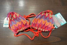Luli Fama Song Of the Sea Bikini Top Size XS 683