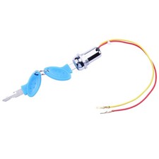 2 Wire Ignition Key Switch Lock for Gas Electric Scooter ATV Moped Go Kart Po...