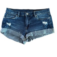 Blank NYC The Fulton Roll Up Denim Jean Shorts Size 28