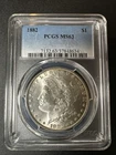 1882 Morgan Silver Dollar PCGS MS63 Philadelphia
