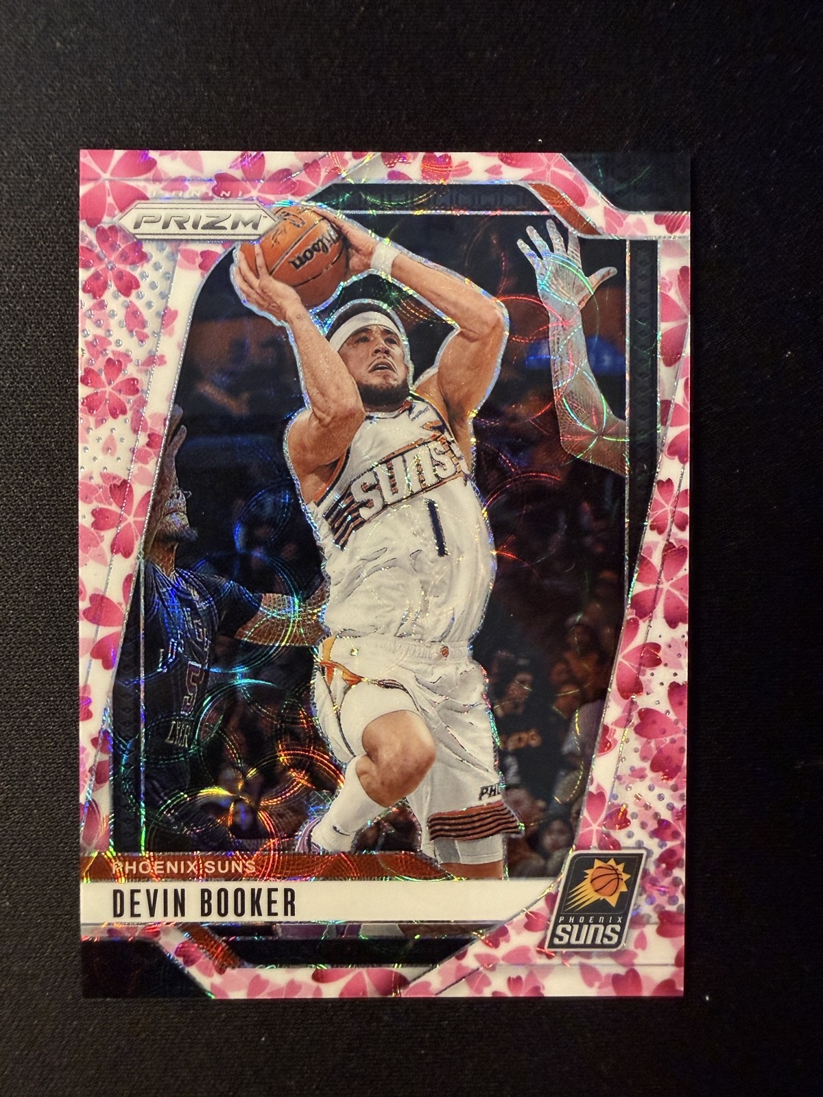 2024-25 Panini Prizm - Devin Booker #8 Choice Cherry Blossom Prizm /20