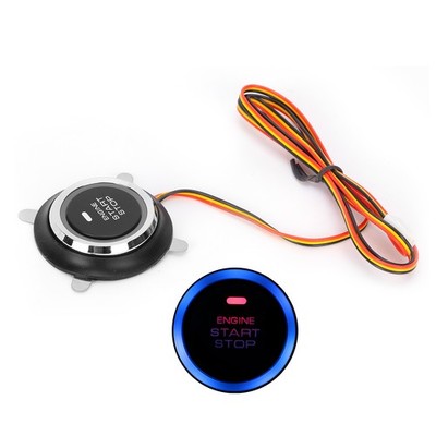 12V Motor Start Stop Push Button Universal Keyless Entry Ignition Starter Switch