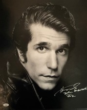 Henry Winkler Signed 16x20 Photo "Arthur Fonzerelli" JSA COA Private Signing