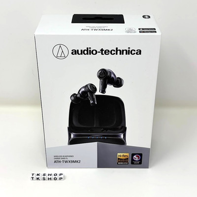 Audio-Technica ATH-TWX9MK2 ANC Wireless Earbuds Hi-Res Bluetooth Black Japan NEW