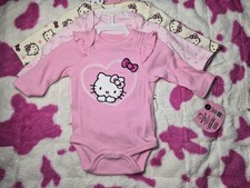 Newborn Baby Girl Hello Kitty Hearts Long-Sle...
