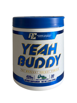 Yeah Buddy Green Apple Pre-Workout 270g, Damaged Lid, Product Sealed & Unused