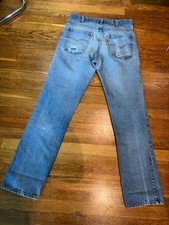 Vintage 70s 80s Levi's Orange Tab Jeans USA 32x32 Distressed Faded Denim