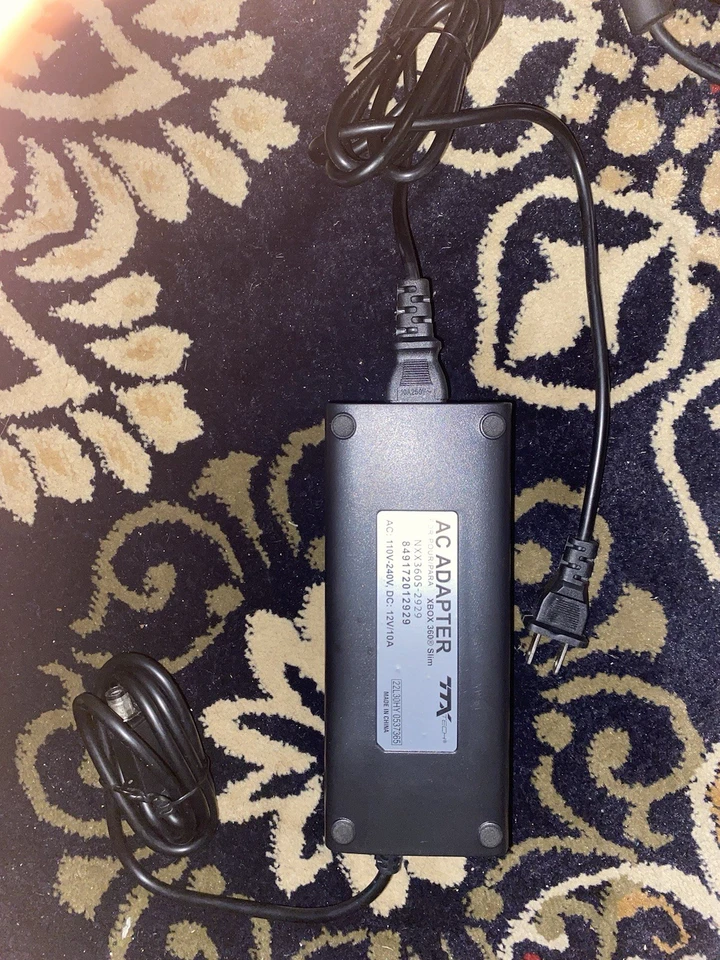 Microsoft Xbox 360 Power Supply AC Adapter Genuine OEM Slim Fast Shipping - Image 2 of 2