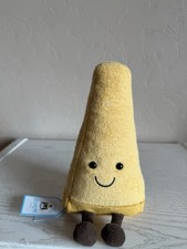 Genuine Jellycat Amuseables Parmesan Cheese - Brand New With Tags