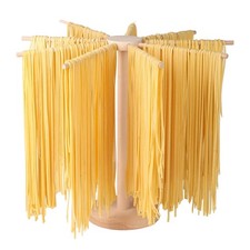 Pasta Drying Rack, Large Wood Pasta Rack Collapsible for Fresh Pasta Noodle S...