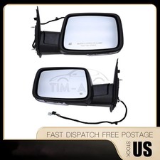 Mirrors For 2013-2018 Dodge Ram 1500 2500 Power Heated Turn Signal Puddle Light