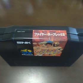 Neo Geo Aes Fire Suplex 3 Count Bout Rom Cartridge Fighting Wrestling Game JP