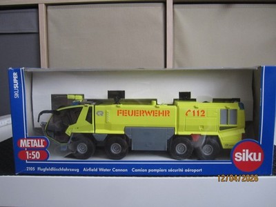 Siku 2105 Flugfeldlöschfahrzeug Sonderfarbe aus der SikuSuper Serie 1:50 neu OVP