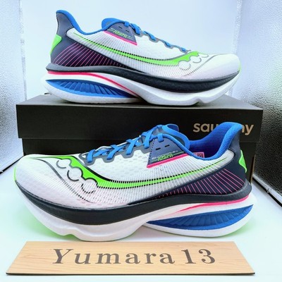Saucony Endorphin Azura Running White Navy Blue Men's Size | eBay