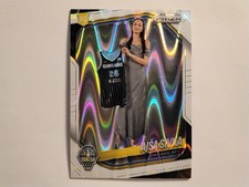 2025 Panini Prizm WNBA #85 Ajsa Sivka (RC) White Seismic Prizm