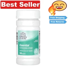 One Daily Essential Multivitamin Tablets, 100 Count - Non-GMO & Gluten-Free