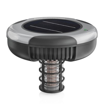 Solar Pool Care System with 15.8 oz Copper Anode, High-Efficiency 2W Solar Pa...