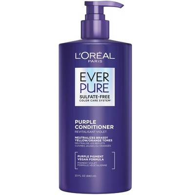 L Oreal Paris Sulfate Free Brass 23 Ounce (Pack of 1), Ever Purple Cd Family 
