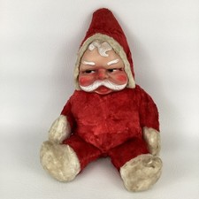 Vintage 1950s Rushton Rubber Face Plush Santa Claus Doll — listing 6