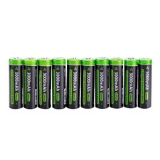2/4/6/8/10 Pack 3.7Volt Rechargeable Batteries 3000 mAh Free Shipping US Stock