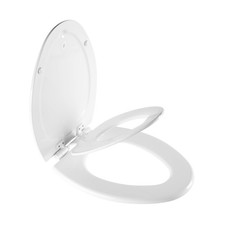 Mayfair NextStep2 Toilet Seat with Built-In Potty Training Seat, Slow-Close, ...