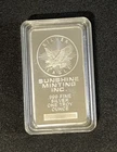 Silver Eagle Sunshine Minting 1 Troy oz .999 Fine Silver Bar