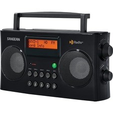 HDR-16 HD Radio/FM-Stereo/AM Portable Radio, Black 16 HD AM/FM
