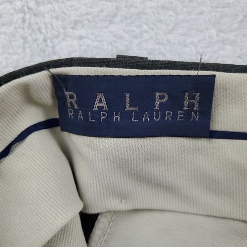 Ralph Ralph Lauren mens 30x30 Olive Green 100% wool dress pants flat - Picture 14 of 24
