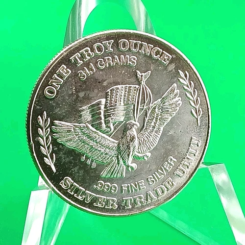 1981 U.S. Assay Office San Francisco 1 Oz .999 Silver Round Vintage Eagle