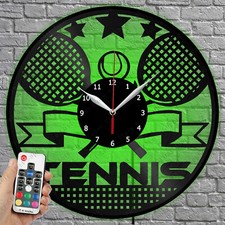 Reloj de Vinilo LED Tenis Vinilo Disco Reloj de Pared Luz LED Reloj de Pared 1821