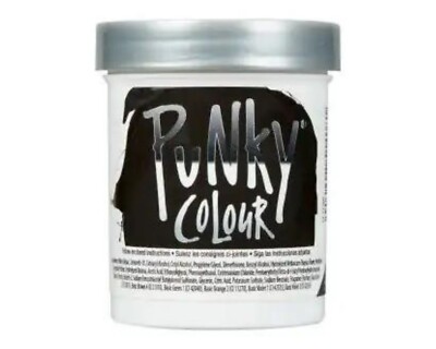 PUNKY COLOUR Semi-Permanent Conditioning Hair Color EBONY 3.5 oz