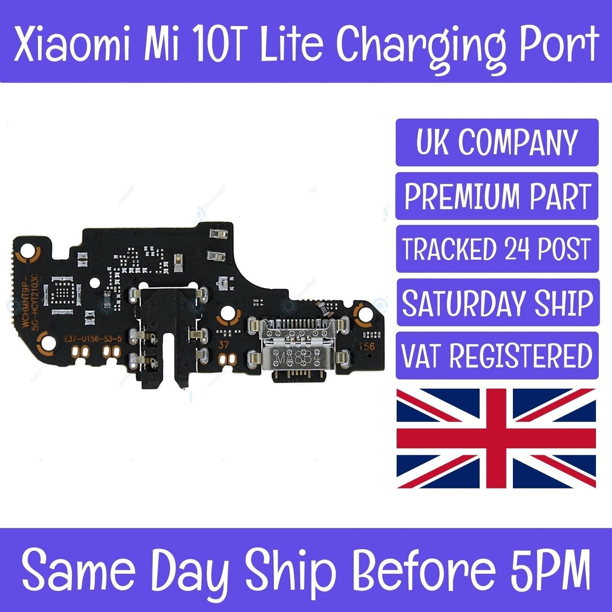 Xiaomi Mi 10t Lite 5G USB Charger Charging Port Connector Board