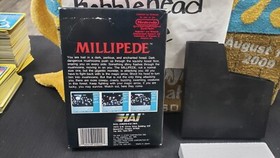 CIB MILLIPEDE NINTENDO NES VIDEO GAME COMPLETE IN BOX W/ PROTECTOR CASE