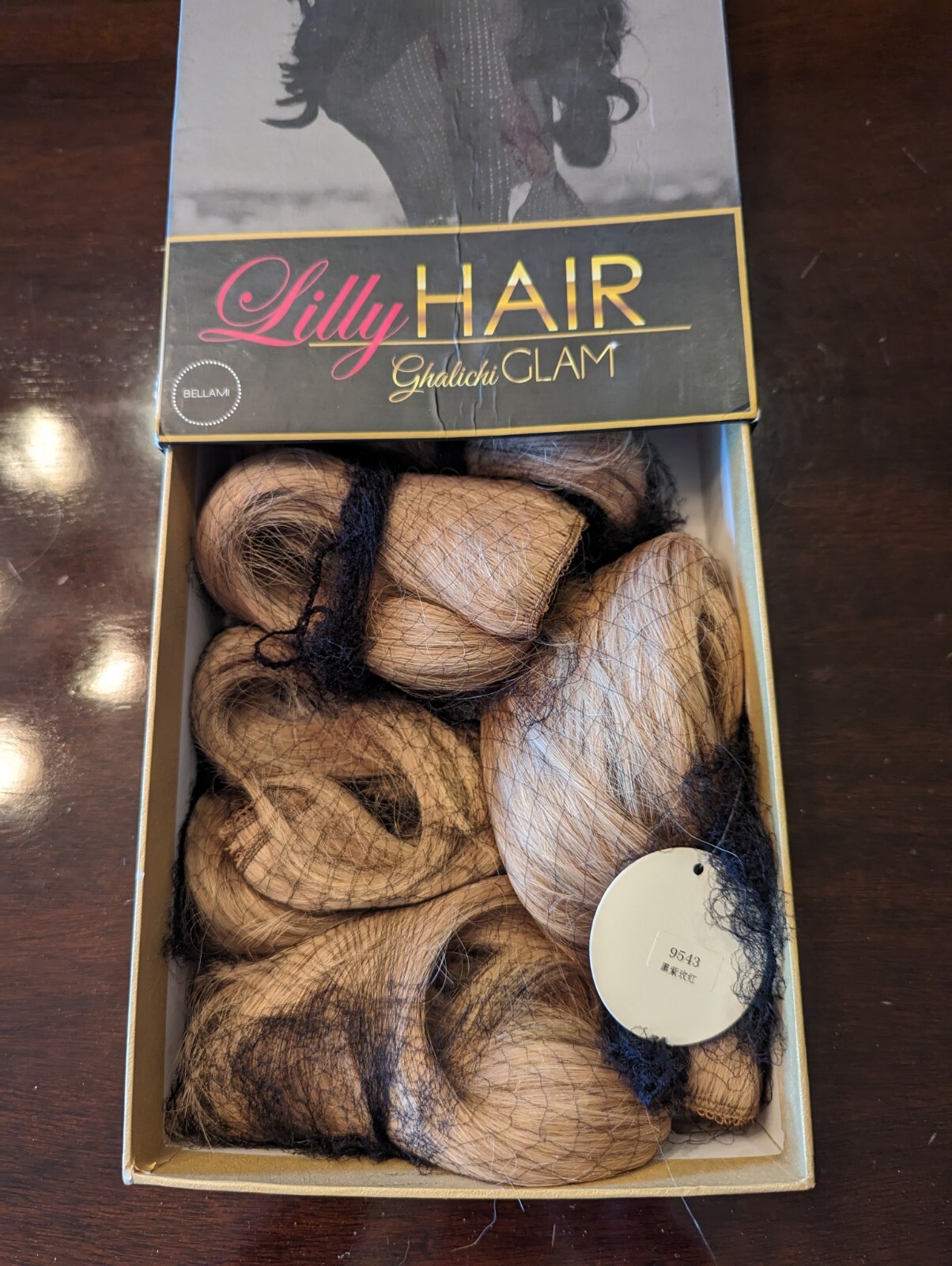 BELLAMI Lilly Hair Ghalichi GLAM Hair Clip Extension 20" Set Of 260g