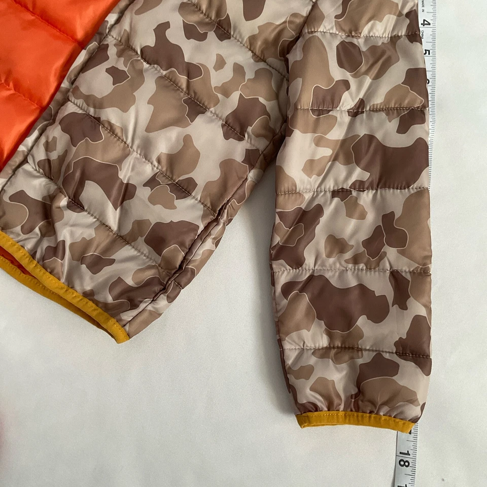 Epic Threads 夹克 Puffer 大衣 学步儿童 男孩 迷彩 棕色 尺寸 4 — 第 4/4 张图片