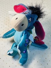 NEW Disney Mini Bean Bag DINOSAUR EEYORE 9" Winnie The Pooh Bear Plush Toy