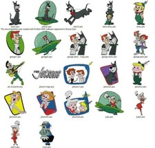 22 SPACE CARTOON CHARACTERS EMBROIDERY MACHINE DESIGNS PES USB