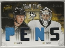 2013 2013-14 Panini Prime Dual Jerseys #DHM Eric Hartzell Olli Maatta 049/200