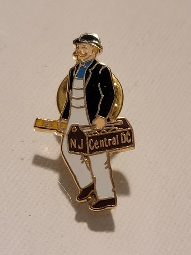 UBC Pin NEW JERSEY CENTRAL DC RARE MINT PERFECT not another like it ! e22